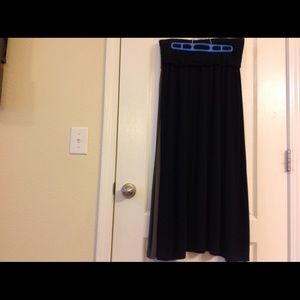 Two PL maxi length skirts one black and one olive